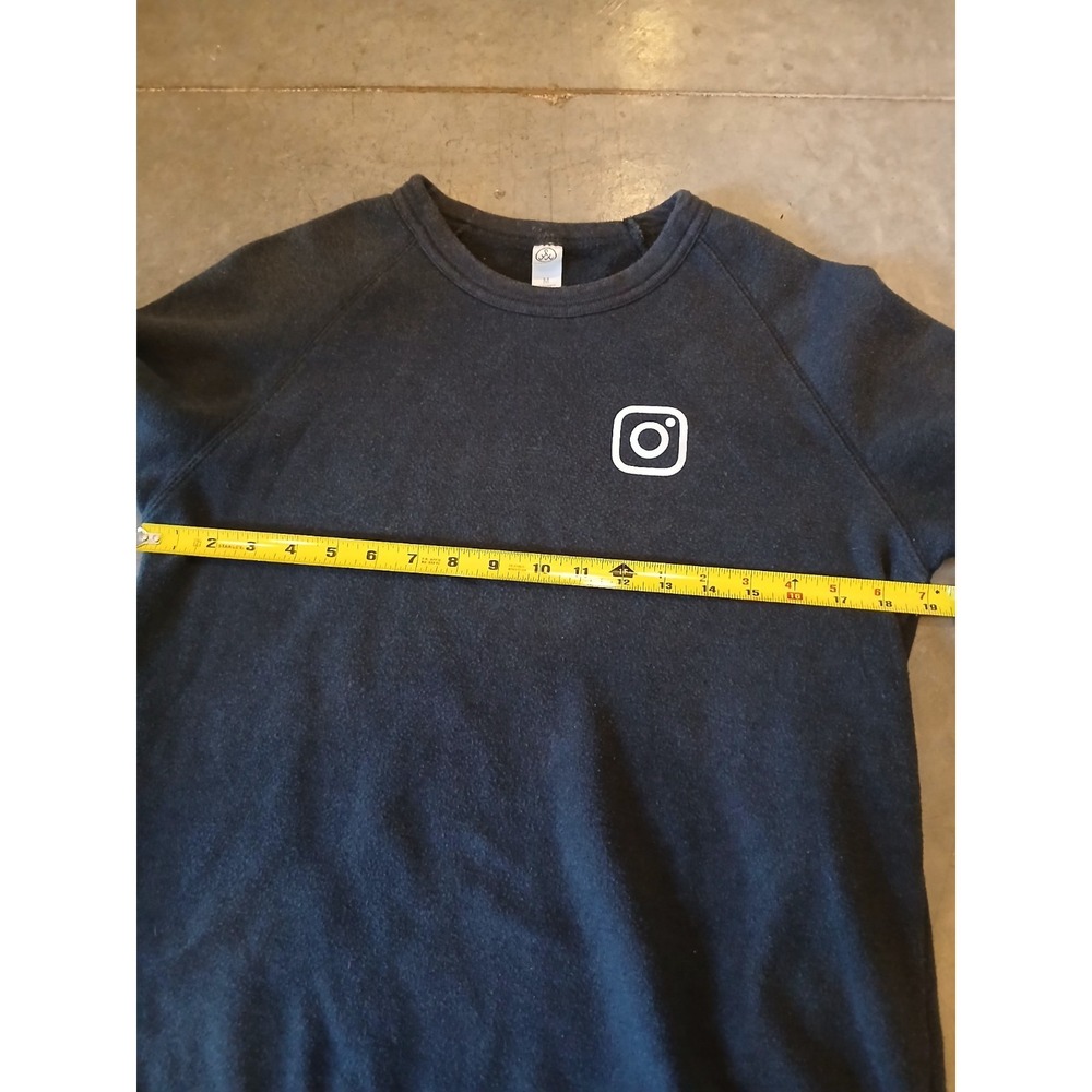 Alternative Apparel Instagram Sweatshirt Crewneck Gray unisex Medium - Picture 5 of 8